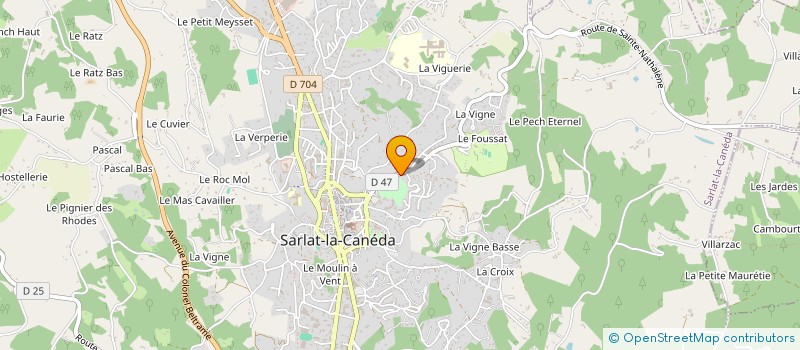 localisation de l'entreprise MONSIEUR ERIC SCHILS à SARLAT-LA-CANEDA