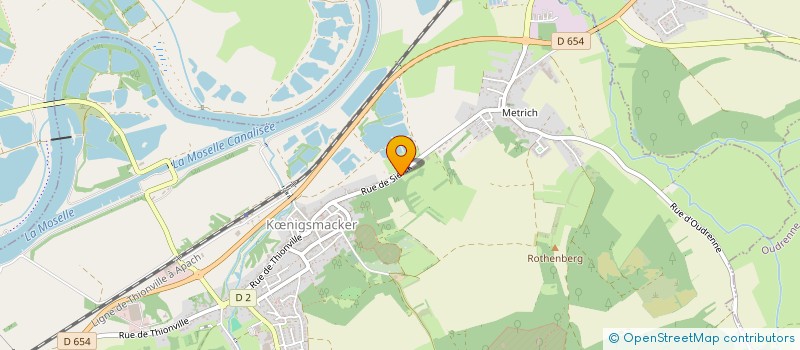 localisation de l'entreprise MONSIEUR ERIC SCHLOSSMACHER  KNIGSMACKER