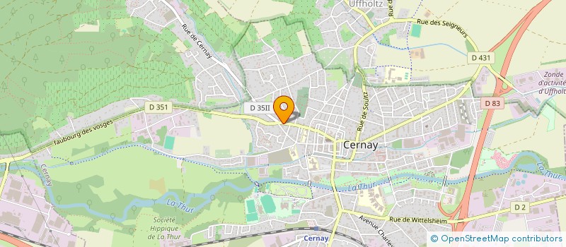 localisation de l'entreprise MONSIEUR ERIC SCHMIEDER  CERNAY