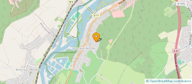 localisation de l'entreprise MONSIEUR ERIC SCHORP  JOUY-AUX-ARCHES