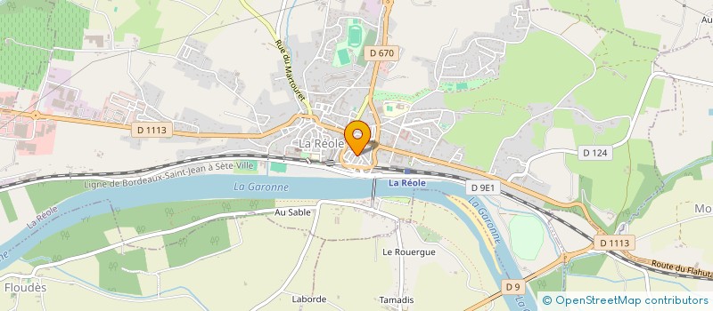 localisation de l'entreprise MONSIEUR ERIC SCHOUMANN  LA REOLE