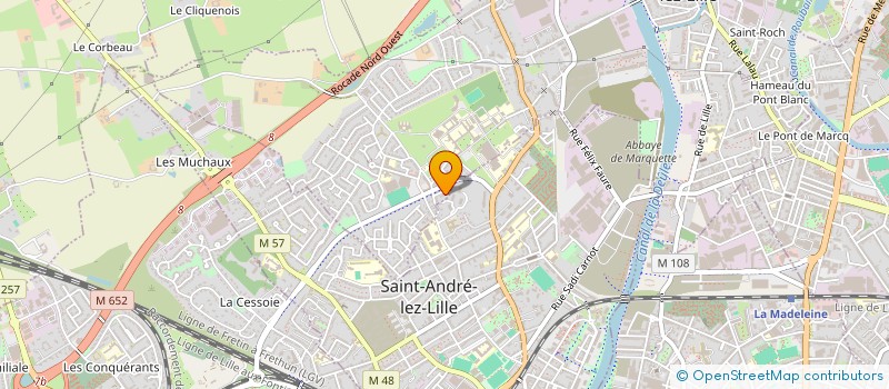 localisation de l'entreprise MONSIEUR ERIC SCHROEDER  MARQUETTE-LEZ-LILLE