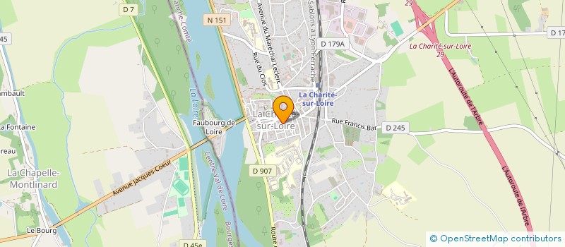 localisation de l'entreprise MONSIEUR ERIC SCHULTZ à LA CHARITE-SUR-LOIRE