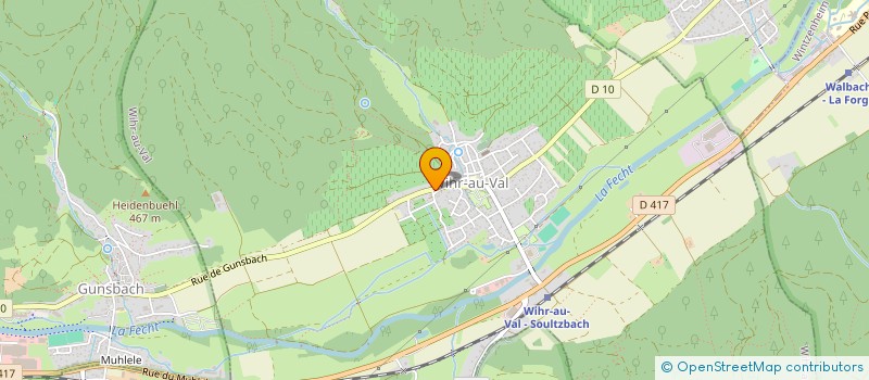 localisation de l'entreprise MONSIEUR ERIC SCHUTZGER  WIHR-AU-VAL