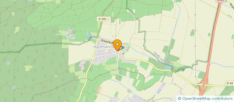 localisation de l'entreprise MONSIEUR ERIC SCHWALLER  HARTMANNSWILLER