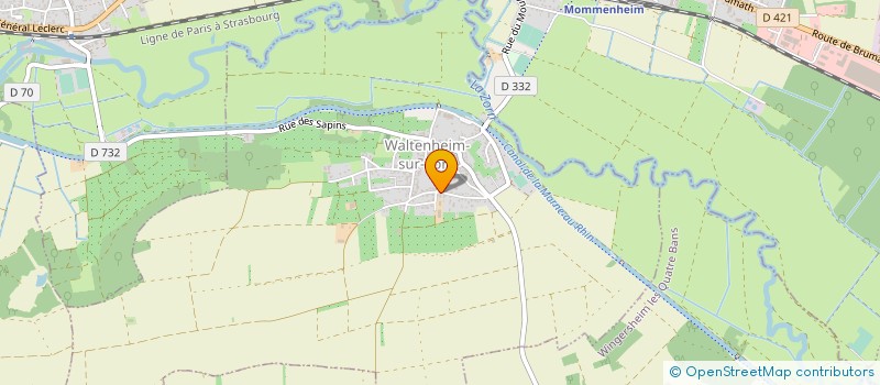 localisation de l'entreprise MONSIEUR ERIC SCHWARTZ  WALTENHEIM-SUR-ZORN