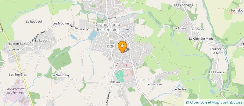 localisation de l'entreprise MONSIEUR ERIC SCHWARTZ à GRANDCHAMP-DES-FONTAINES