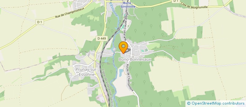 localisation de l'entreprise MONSIEUR ERIC SCHWARTZWEBER  BUNO-BONNEVAUX