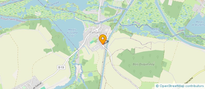 localisation de l'entreprise MONSIEUR ERIC SEDLAK  PALLUEL