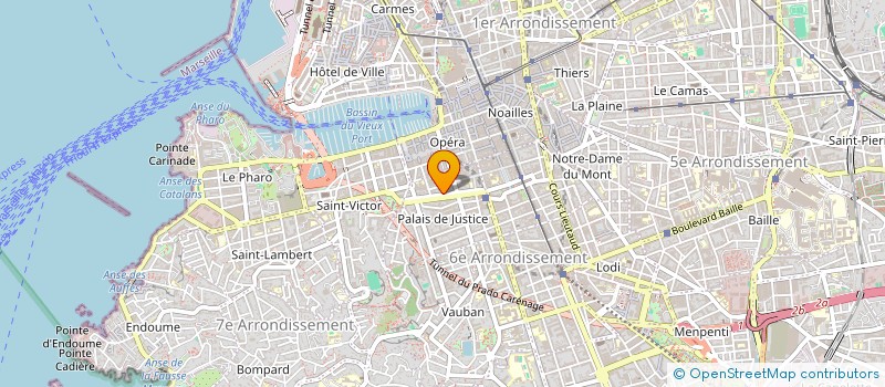 localisation de l'entreprise MONSIEUR ERIC SEMELAIGNE  MARSEILLE