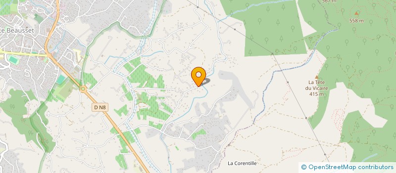 localisation de l'entreprise MONSIEUR ERIC SENECHAL  LE BEAUSSET