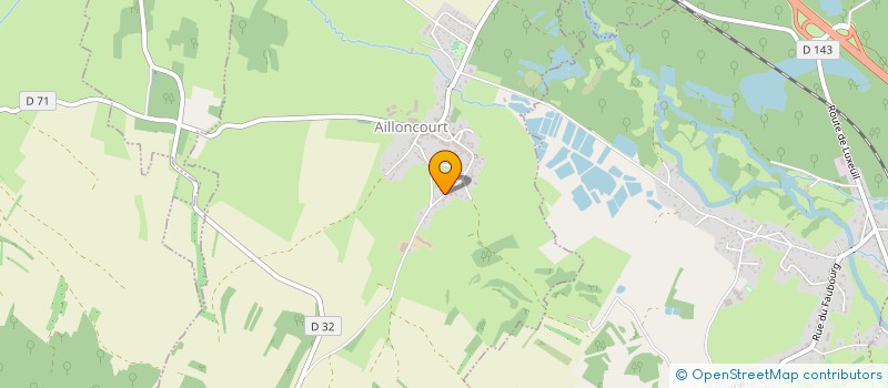 localisation de l'entreprise MONSIEUR ERIC SENELONGE  AILLONCOURT