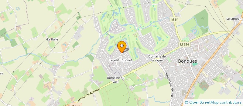 localisation de l'entreprise MONSIEUR ERIC SENNEVILLE  BONDUES