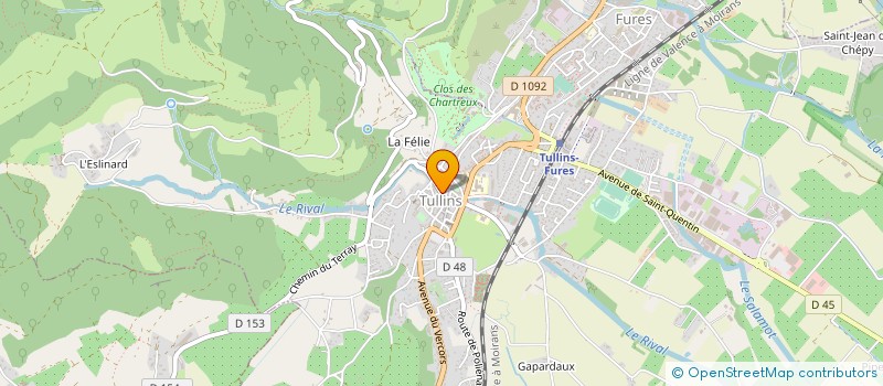 localisation de l'entreprise MONSIEUR ERIC SERENO  TULLINS