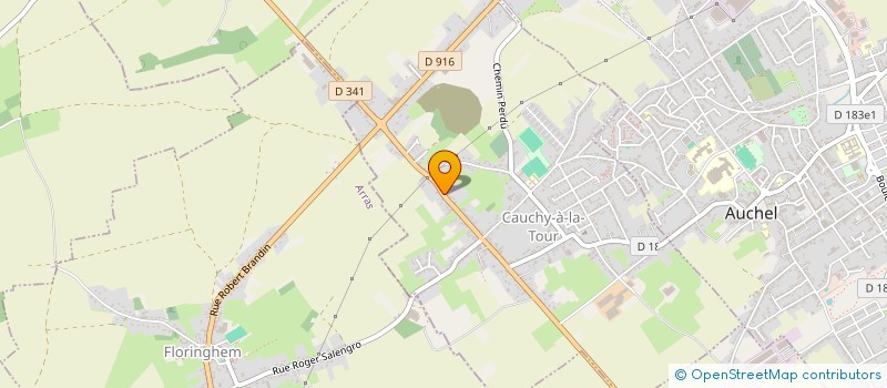 localisation de l'entreprise MONSIEUR ERIC SERGEANT  CAUCHY-A-LA-TOUR