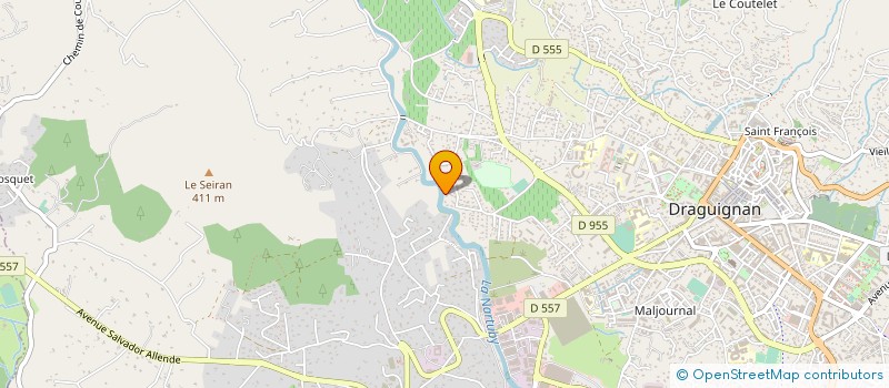 localisation de l'entreprise MONSIEUR ERIC SEROUART  DRAGUIGNAN