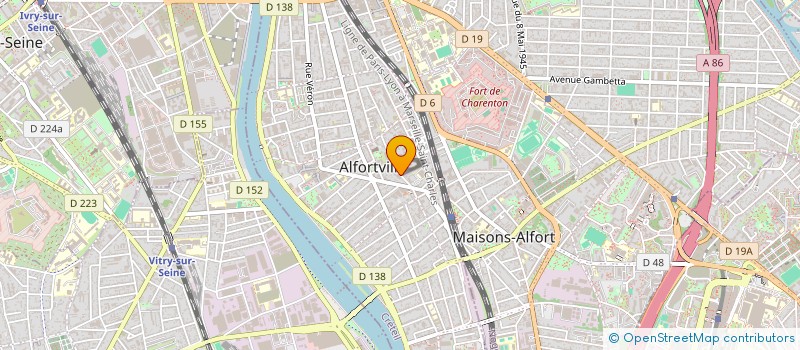 localisation de l'entreprise MONSIEUR ERIC SERPOLLIER à ALFORTVILLE