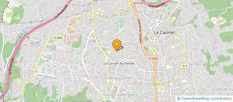 localisation de l'entreprise MONSIEUR ERIC SERRANO à LE CANNET
