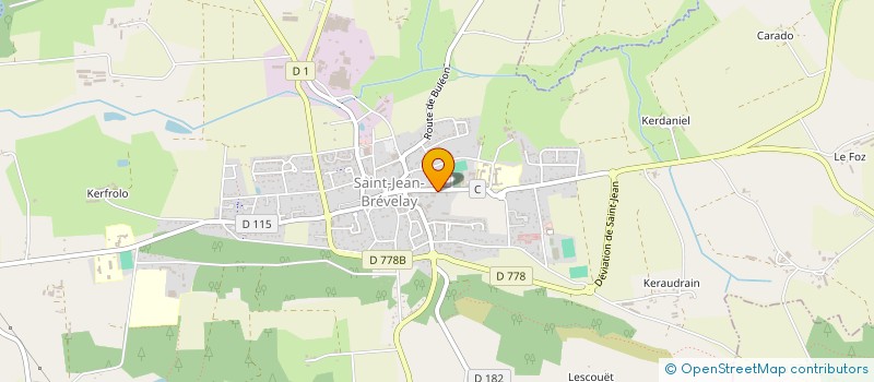 localisation de l'entreprise MONSIEUR ERIC SERRELL  SAINT-JEAN-BREVELAY