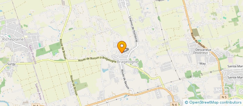 localisation de l'entreprise MONSIEUR ERIC SEVENO  SAINT-FRANCOIS