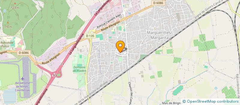 localisation de l'entreprise MONSIEUR ERIC SEVERIAN  MARGUERITTES