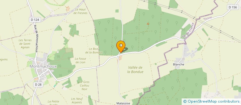 localisation de l'entreprise MONSIEUR ERIC SEVERIN  LA BROSSE-MONTCEAUX