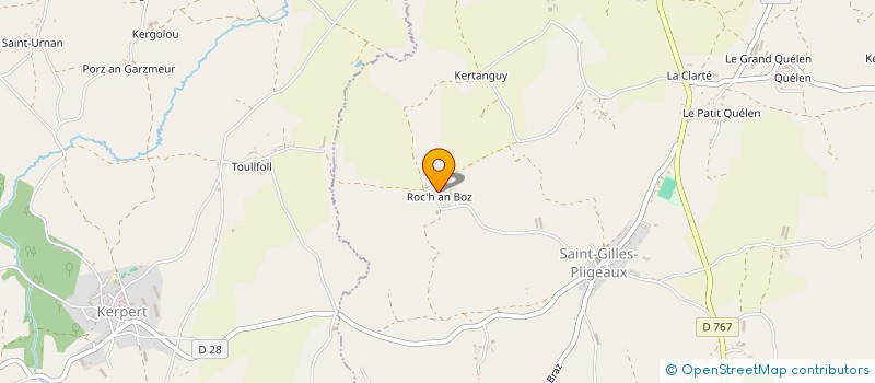 localisation de l'entreprise MONSIEUR ERIC SEVILLON à SAINT-GILLES-PLIGEAUX