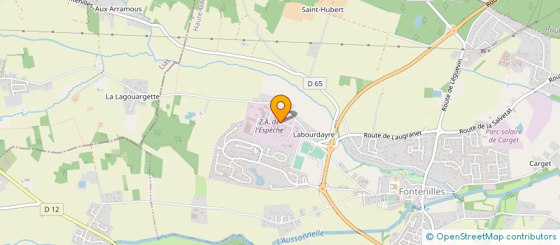 localisation de l'entreprise MONSIEUR ERIC SHAURLI  FONTENILLES