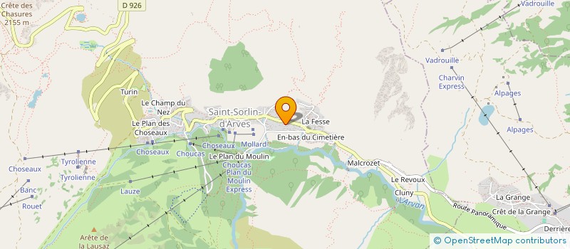 localisation de l'entreprise MONSIEUR ERIC SIBUE  SAINT-JEAN-D ARVES