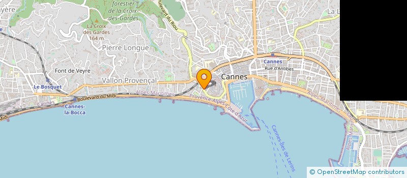 localisation de l'entreprise MONSIEUR ERIC SIGHIRDJIAN à CANNES