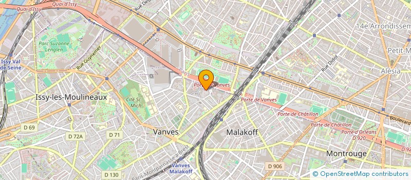 localisation de l'entreprise MONSIEUR ERIC SILVA à VANVES