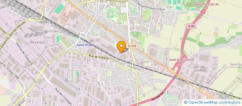 localisation de l'entreprise MONSIEUR ERIC SIMONELLI  SAINT-PRIEST