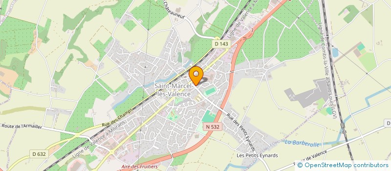 localisation de l'entreprise MONSIEUR ERIC SIMONET à SAINT-MARCEL-LES-VALENCE