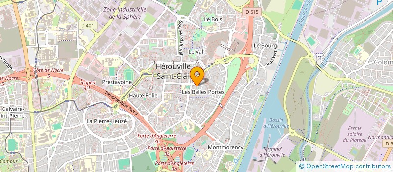 localisation de l'entreprise MONSIEUR ERIC SIMONNEAU  HEROUVILLE SAINT CLAIR