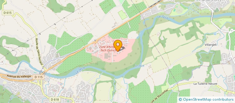 localisation de l'entreprise MONSIEUR ERIC SIMONNET  CERET