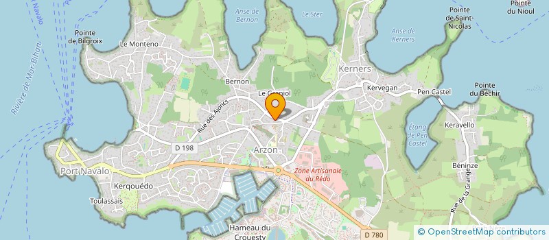 localisation de l'entreprise MONSIEUR ERIC SIMPLOT  ARZON