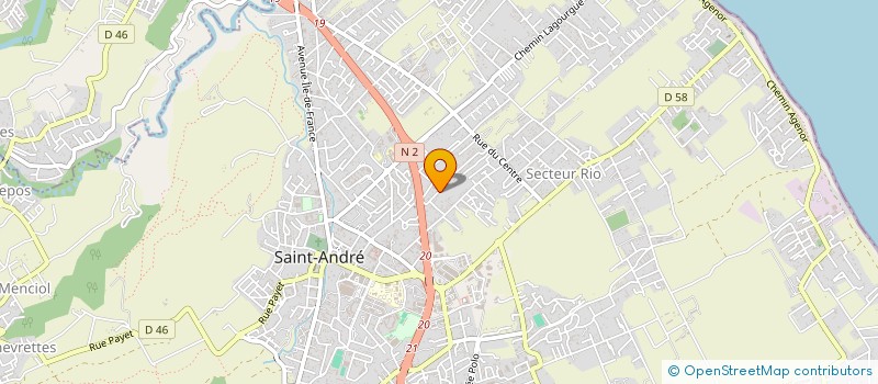 localisation de l'entreprise MONSIEUR ERIC SINGAINY THEVANIN  SAINT-ANDRE