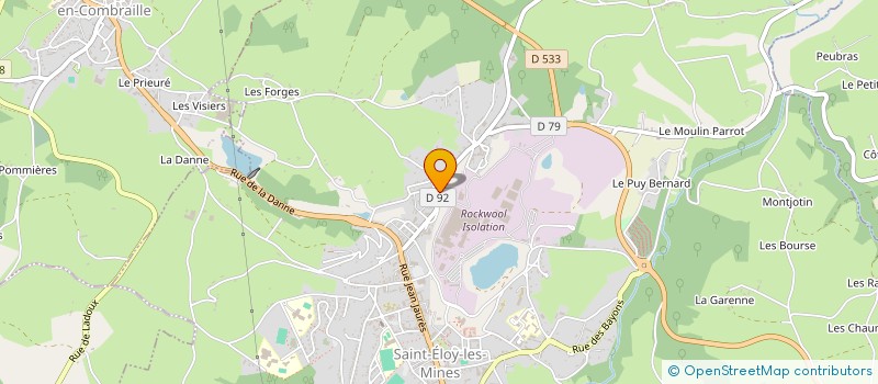 localisation de l'entreprise MONSIEUR ERIC SINOPOLI  SAINT-ELOY-LES-MINES