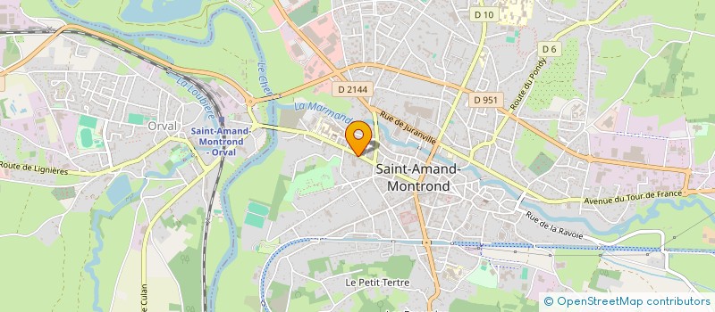localisation de l'entreprise MONSIEUR ERIC SINTES à SAINT-AMAND-MONTROND