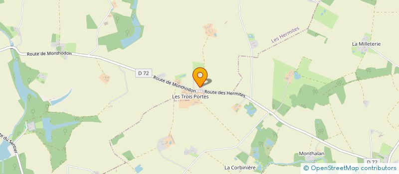 localisation de l'entreprise MONSIEUR ERIC SOETAERT  LES HERMITES