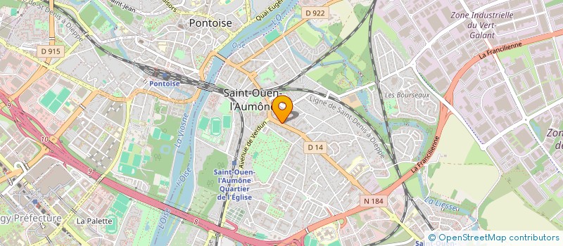 localisation de l'entreprise MONSIEUR ERIC SOLBACH  SAINT-OUEN-L'AUMONE