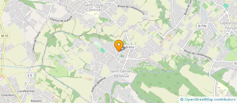 localisation de l'entreprise MONSIEUR ERIC SOLIVERES  SAINT-GENIES-BELLEVUE