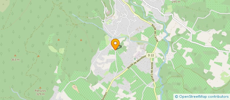 localisation de l'entreprise MONSIEUR ERIC SOMMOVIGO  COTIGNAC