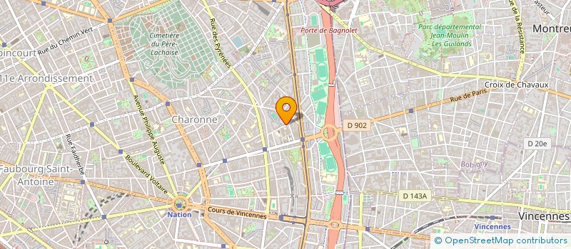 localisation de l'entreprise MONSIEUR ERIC SONNEVILLE  PARIS