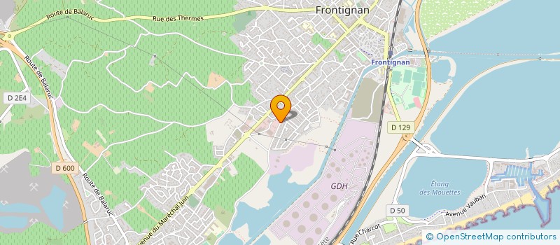 localisation de l'entreprise MONSIEUR ERIC SORIANO à FRONTIGNAN