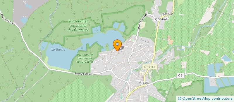 localisation de l'entreprise MONSIEUR ERIC SORIN  ARSAC