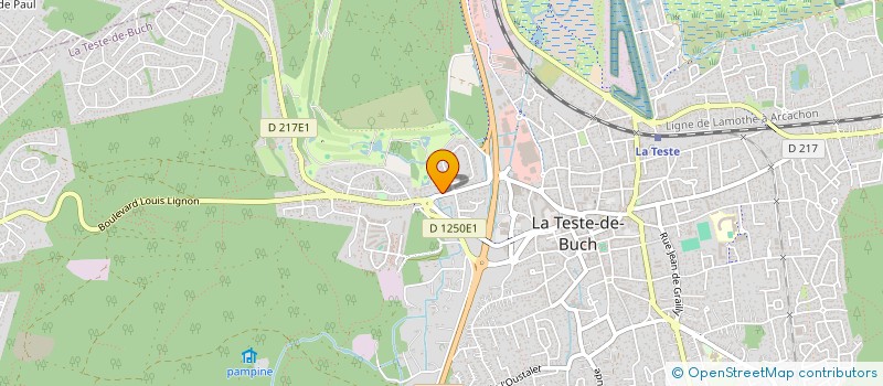 localisation de l'entreprise MONSIEUR ERIC SOUENEL  LA TESTE-DE-BUCH