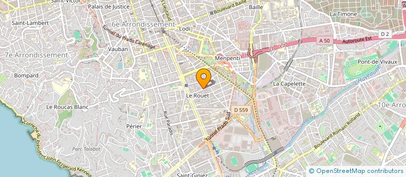 localisation de l'entreprise MONSIEUR ERIC SPACCESI à MARSEILLE