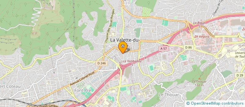 localisation de l'entreprise MONSIEUR ERIC SPANO à LA VALETTE-DU-VAR