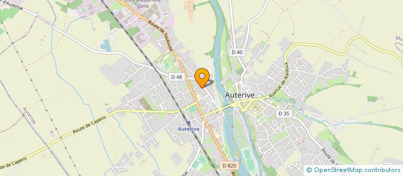 localisation de l'entreprise MONSIEUR ERIC SPIGARELLI  AUTERIVE